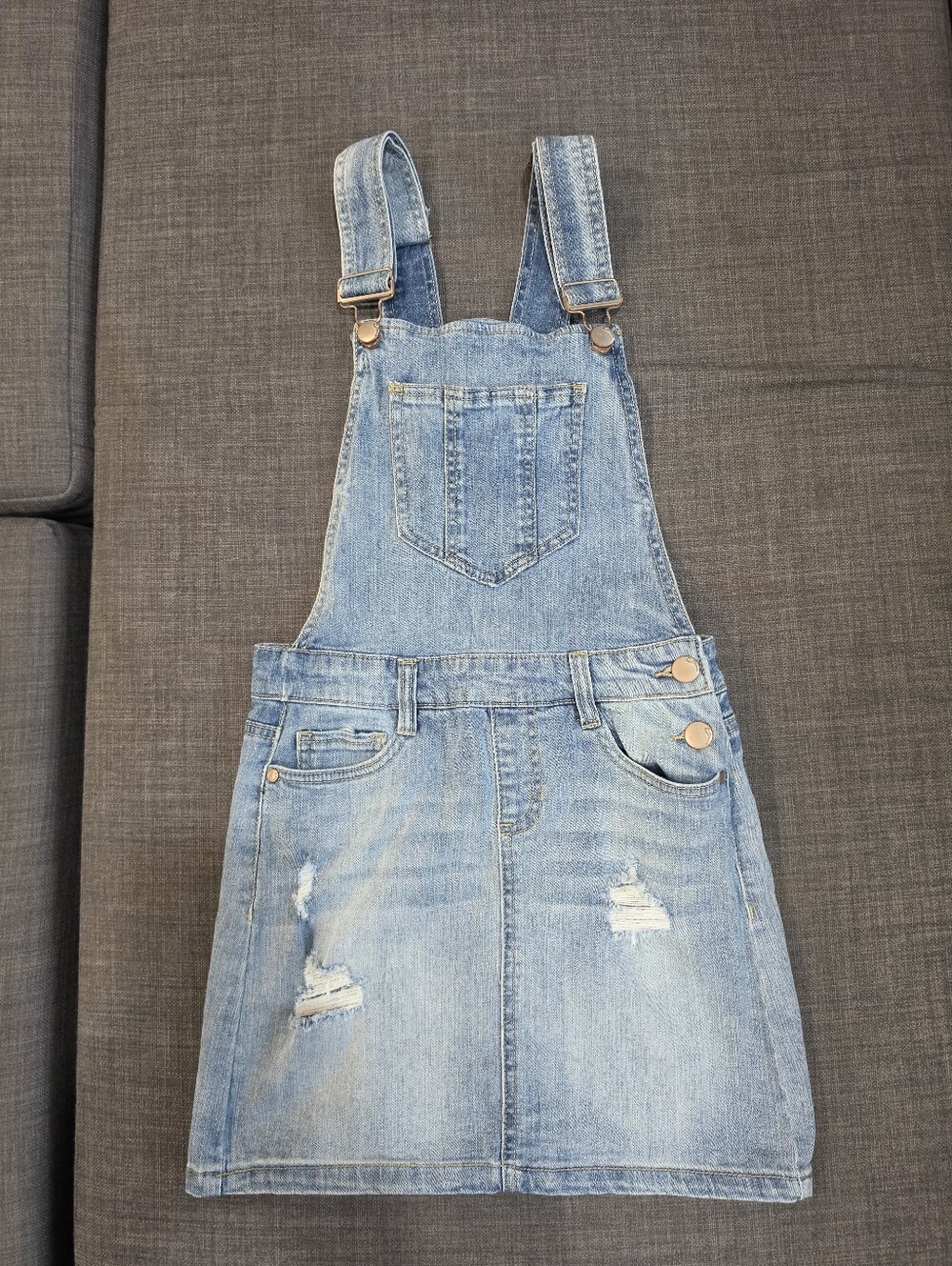 Denim Overall Dress